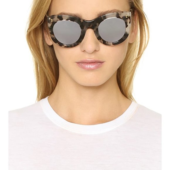 Illesteva Boca Silver Mirror Sunglasses main image 7